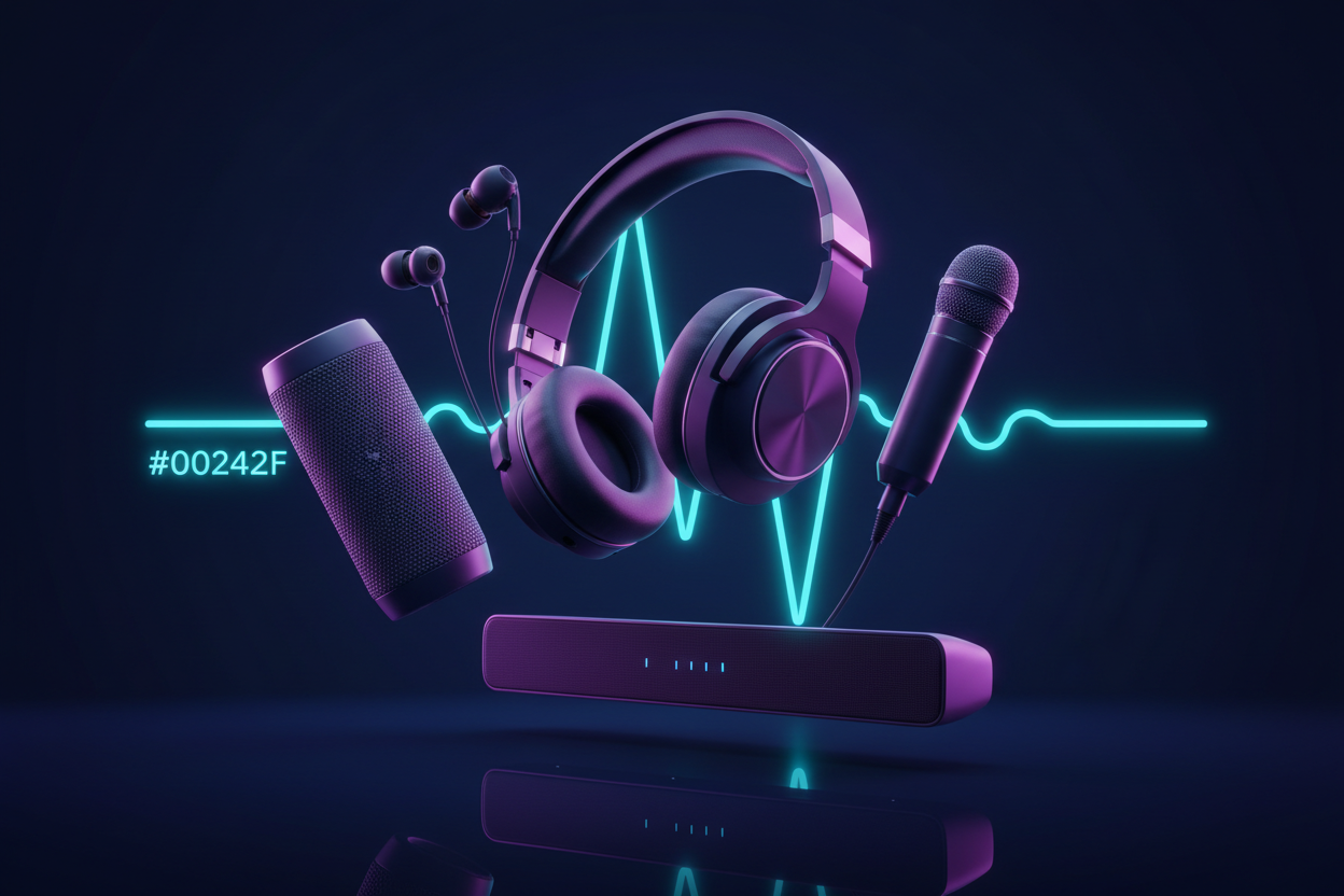 Audio Auriculares Audifonos Parlantes Microfonos y Bocinas