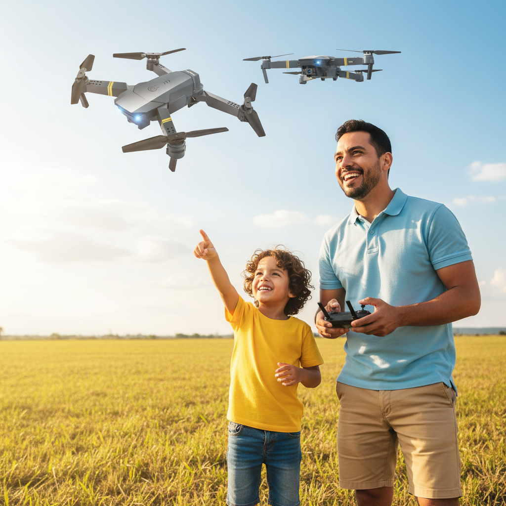 Mini Drone padre hijo