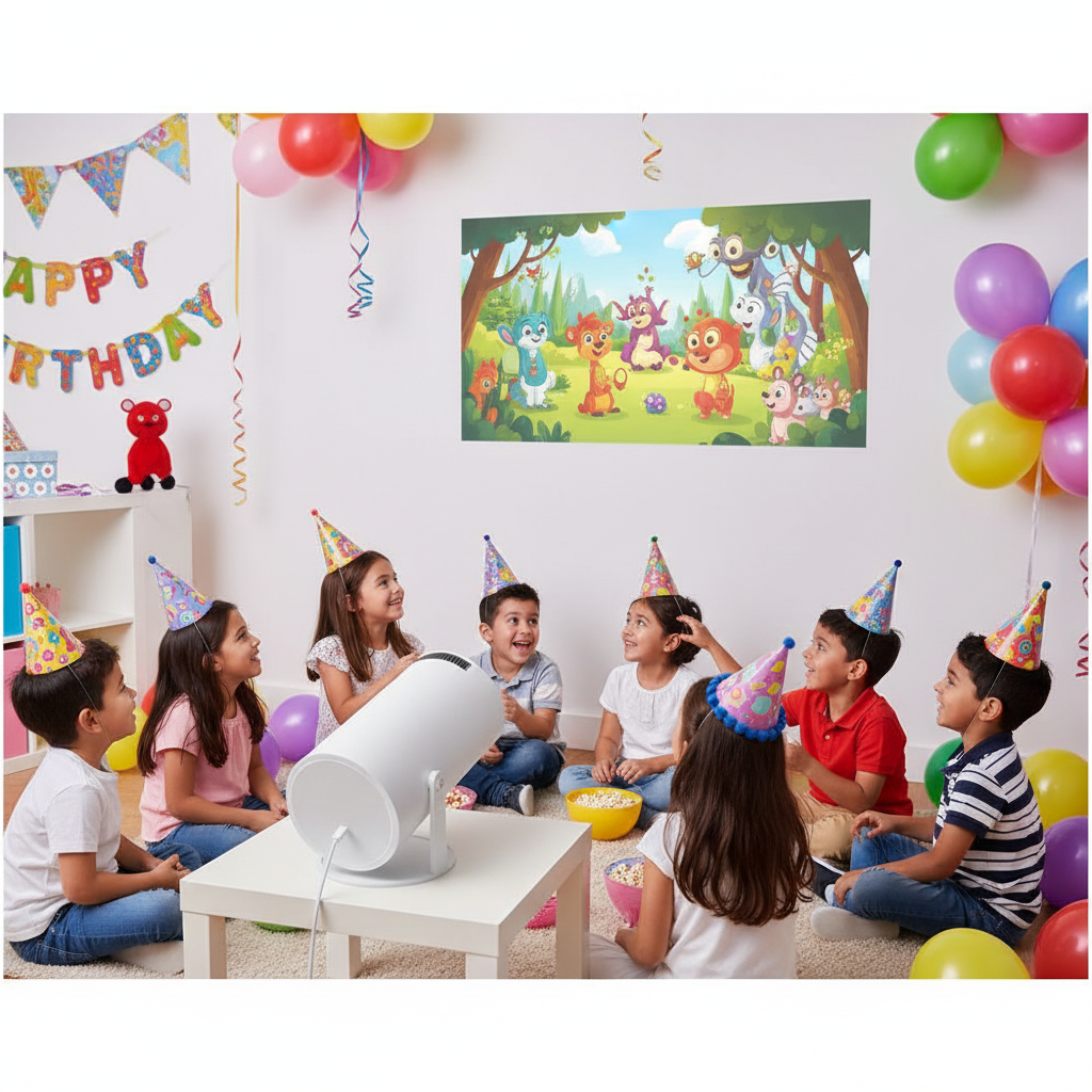 Proyector fiesta niños